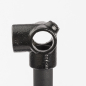 Preview: 3 Wegeverbinder Rückseite Verbinder Eckverbinder für schwarzes 27 mm Rohr Art Nr W03BK Eck