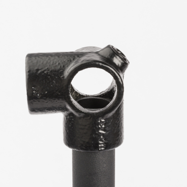 3 Wegeverbinder Rückseite Verbinder Eckverbinder für schwarzes 27 mm Rohr Art Nr W03BK Eck