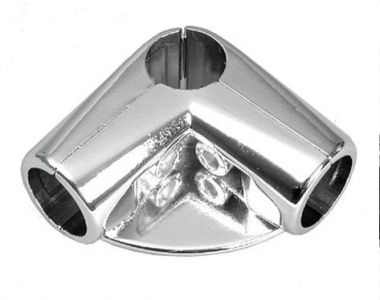 4 Wege Eckverbinder Verbinder für Chrom Rohr rund Umkleidekabine Profi Kleiderständer Warenständer Garderobe Regal freistehend für Art Nr St.05.100