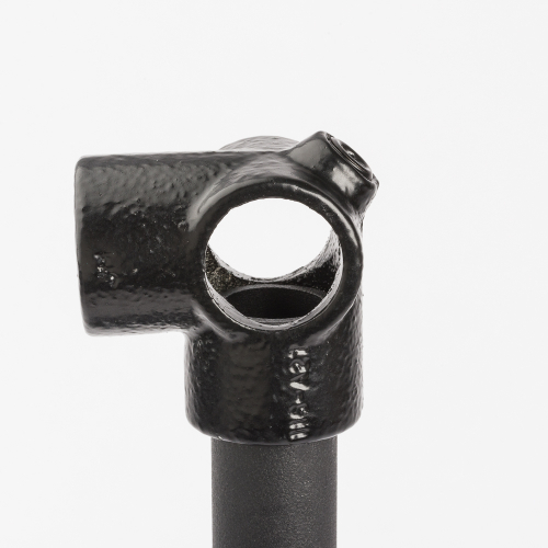 3 Wegeverbinder Rückseite Verbinder Eckverbinder für schwarzes 27 mm Rohr Art Nr W03BK Eck