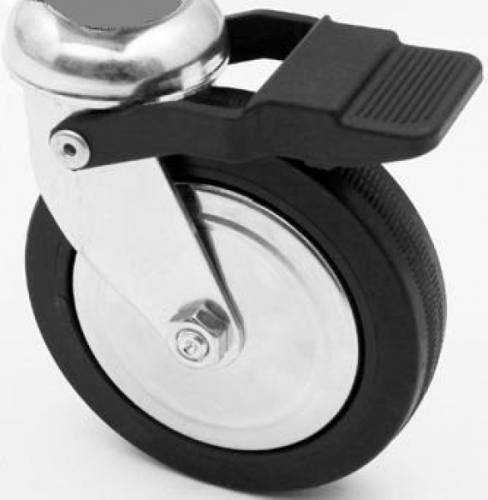 Rolle Gross für Kleiderständer Klappständer Rollständer Konfektionsständer 80 mm Lenkrolle mit Kugellager und Bremse für Art Nr 54-100-80-02